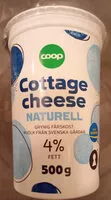 Mängden socker i Coop Cottage Cheese Naturell