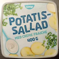 Mängden socker i Coop Potatissallad med Crème Fraiche