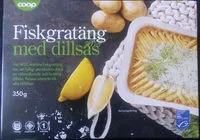 Mängden socker i Coop Fiskgratäng med dillsås