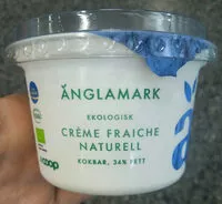 Mängden socker i Crème fraîche naturell