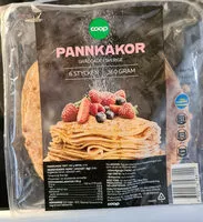 Mängden socker i Coop Pannkakor