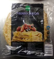 Mängden socker i Coop Pannkakor