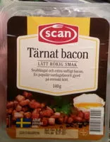 Mängden socker i Tärnat Bacon Scan