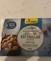 Mängden socker i Kyckling köttbullar