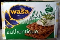 Mängden socker i Authentique - Pain croustillant au seigle