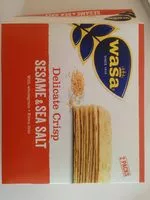 Mängden socker i Tasty snacks Sesame & Sea Salt