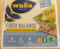 Mängden socker i Fiber balance knekkebrød