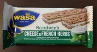 Mängden socker i Sandwich Cheese & French Herbs