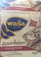 Mängden socker i Wasa Craquers