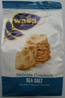 Mängden socker i Tasty Snacks Sea Salt Crackers