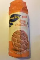 Mängden socker i Wasa Runda Sesam & Havsalt