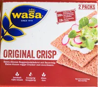 Mängden socker i Original Crisp Rye