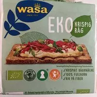 Mängden socker i Wasa Eko krispig råg