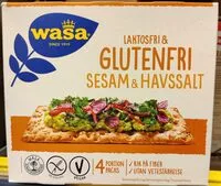 Mängden socker i Laktosfri et flutenfri Sesame et havssalt