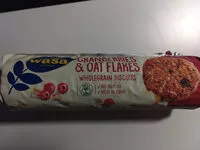 Mängden socker i Cranberries & oat flakes wholegrain biscuits