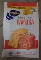 Mängden socker i Delicate Crackers Paprika