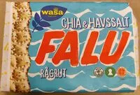 Mängden socker i Falu Chia og Havsalt