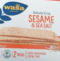 Mängden socker i Wasa tartine croustillante delicat crisp sesame et sel de mer 190g