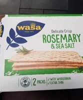 Mängden socker i Wasa tartine croustillante delicat rosemary et sel de mer 190g
