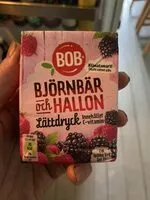 Mängden socker i Lättdryck Björnbär och hallon