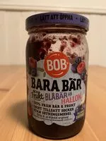 Mängden socker i Bara bär och frukt - Blåbär och hallon