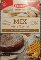 Mängden socker i White flour mix