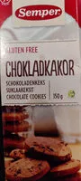 Mängden socker i Gluten free chocolate cookies