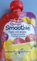 Mängden socker i Djunger Smothie Äpple och Ananas
