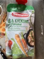 Mängden socker i Ris & Kyckling med grönsaker