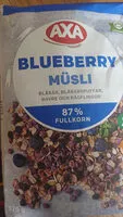 Mängden socker i blueberry müsli