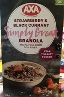 Mängden socker i Roasted Oats Granola Strawberry & Sunflower Seed
