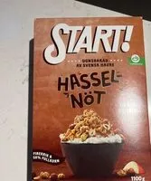 Mängden socker i Start hasselnöt