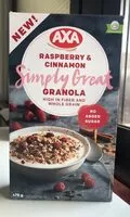 Mängden socker i Rasperry and Cinnamon Simply Great Granola