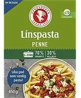 Mängden socker i Linspasta, penne