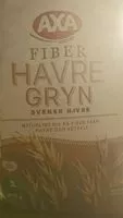 Mängden socker i AXA Fiber havregryn