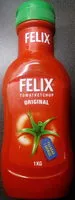 Mängden socker i Felix Tomatketchup Original