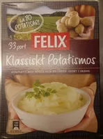 Mängden socker i Felix klassisk potetmos