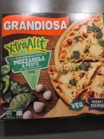 Mängden socker i Mozzarella & Pesto xtra allt