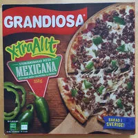 Mängden socker i Grandiosa X-tra Allt Mexicana