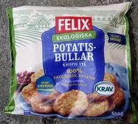 Mängden socker i Felix Ekologiska Potatisbullar