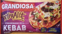 Mängden socker i Grandiosa X-tra Allt Kebab