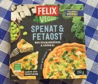 Mängden socker i Spenat & Fetaost