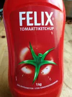 Mängden socker i Felix tomaattiketchup