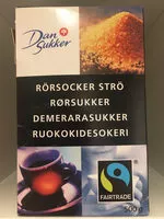 Mängden socker i Rørsukker