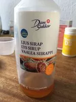 Mängden socker i ljus sirap