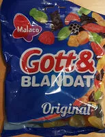 Mängden socker i Malaco Gott & Blandat Original
