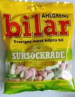 Mängden socker i Ahlgrens Bilar Sursockrade