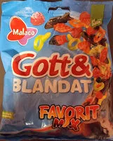 Mängden socker i Gott&Blandat Favorit Mix