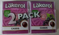 Mängden socker i Läkerol Cassis Sugarfree 2 Pack