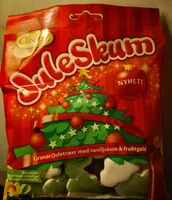 Mängden socker i Juleskum Granar